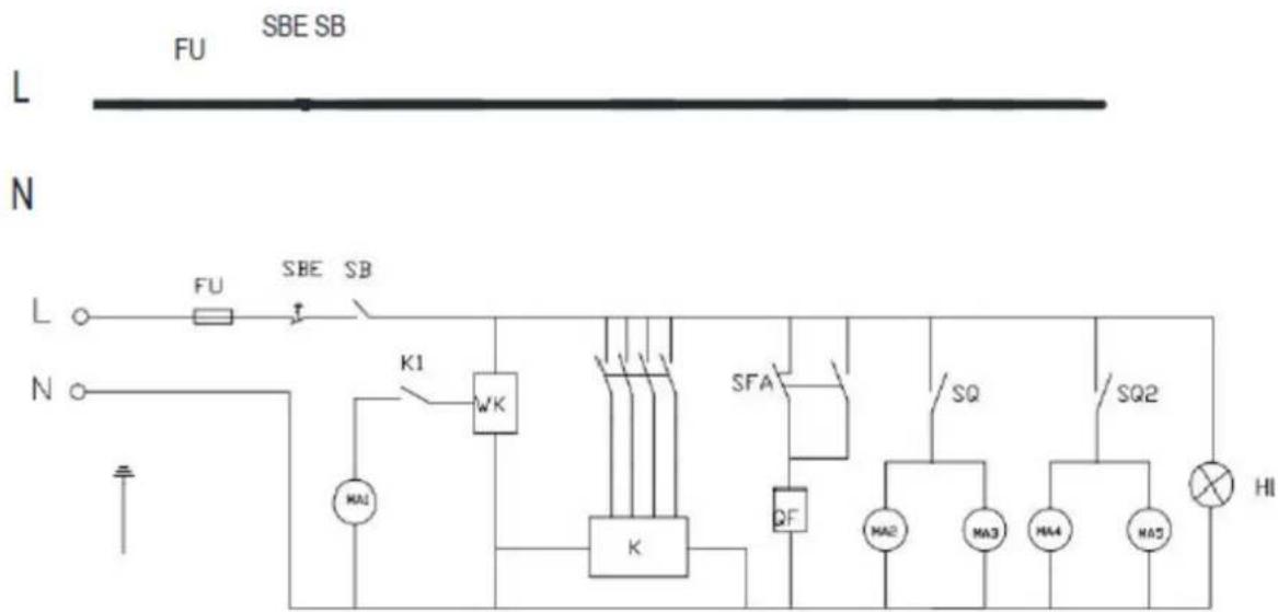 MSW EDGE-5500Q - Schéma électrique - 1