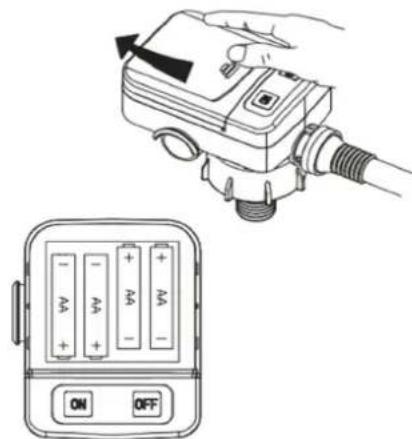MSW OP-AA01 - Come aprire il coperchio della batteria - 1