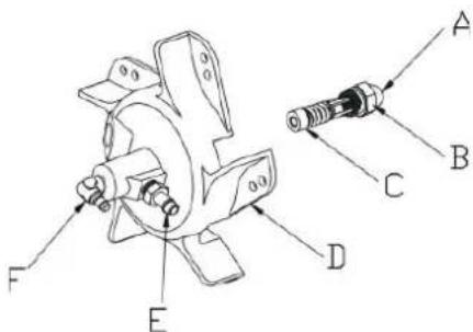 MSW DH-POWER20000 - Assembling the oil nozzle - 1
