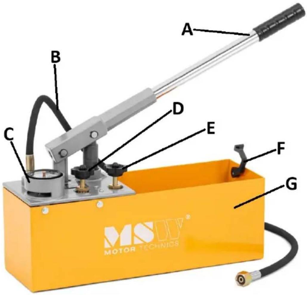 MSW PUM-021A - Beschreibung des Geräts - 1