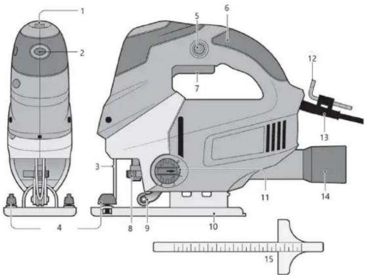 MSW JS750MAX - Teile - 1