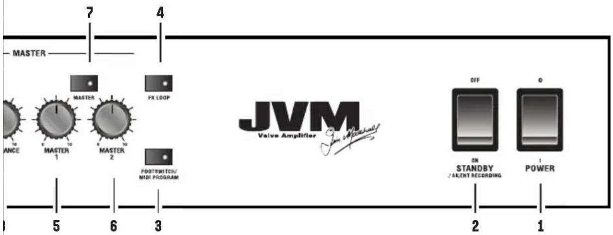 MARSHALL JVM205H - CANAL LIMPIO/CRUNCH - 10