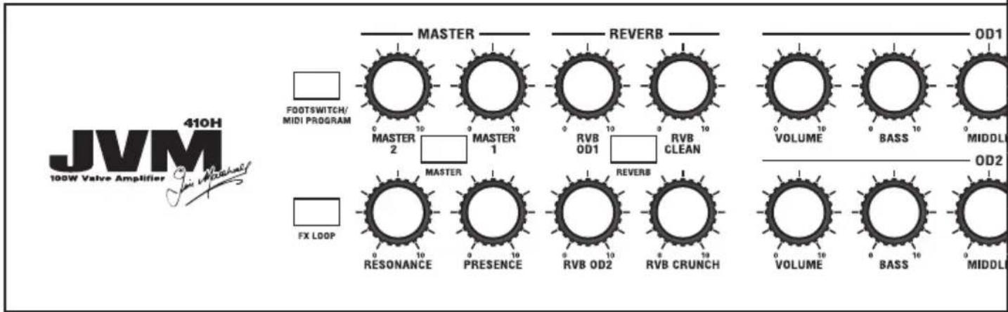 MARSHALL JVM410C - YOUR SETTINGS - 1