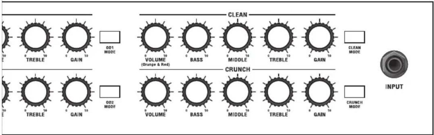 MARSHALL JVM410C - YOUR SETTINGS - 3