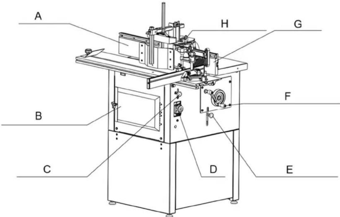 MSW WOOB-4001400 - Schéma dílů - 1