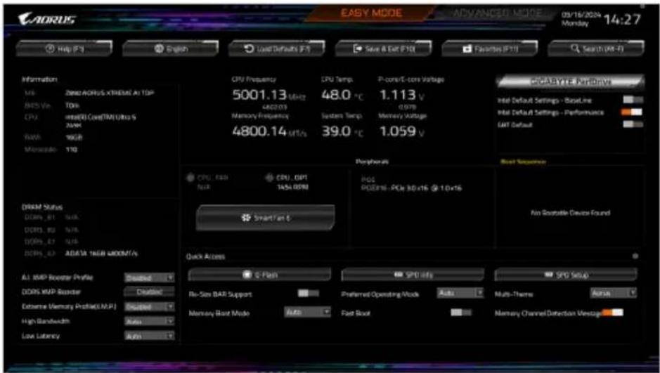 GIGABYTE Z890 AI TOP - Easy Mode - 1