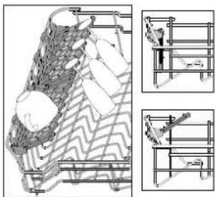 WHIRLPOOL WH6FC11BS7A0X - AJUSTER LA HAUTEUR DU PANIER SUPÉRIEUR - 2