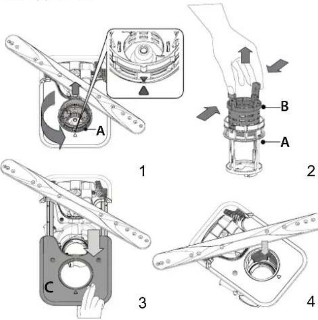 WHIRLPOOL WH8IA15AM3TUS0 - HET FILTERSYSTEEM REINIGEN - 1