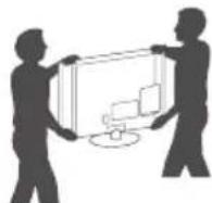 LG 55UN570H0UA - Lifting and Moving the TV - 3
