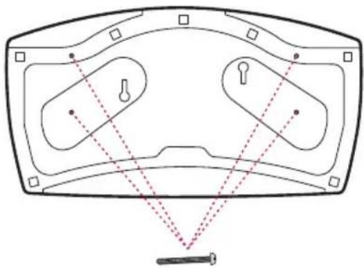 LG 55UN570H0UA - Attaching the TV to a desk - 1