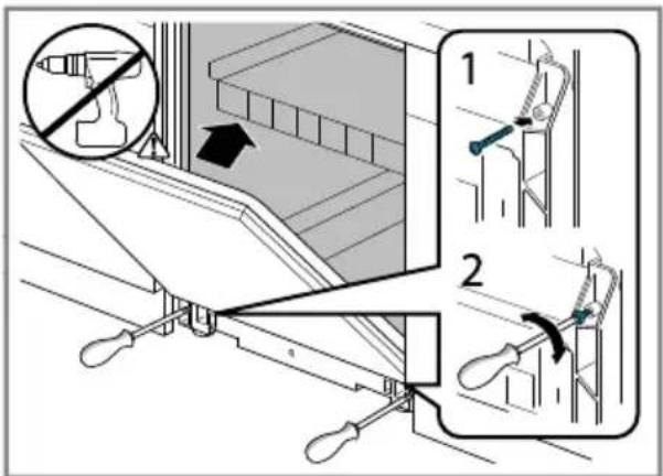 GAGGENAU DF481701F - Adjust door opening - 1