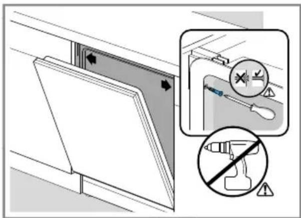 GAGGENAU DF481701F - Fixer le montage par le haut et latéral - 4