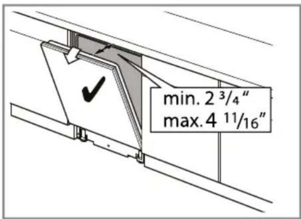 GAGGENAU DF481701F - Adjust door opening - 2