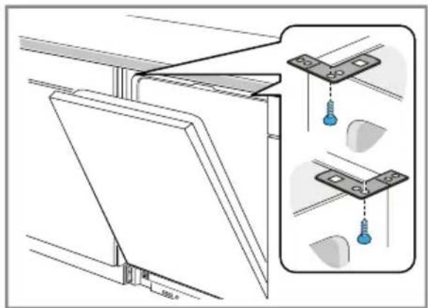 GAGGENAU DF481701F - Fixer le montage par le haut et latéral - 1