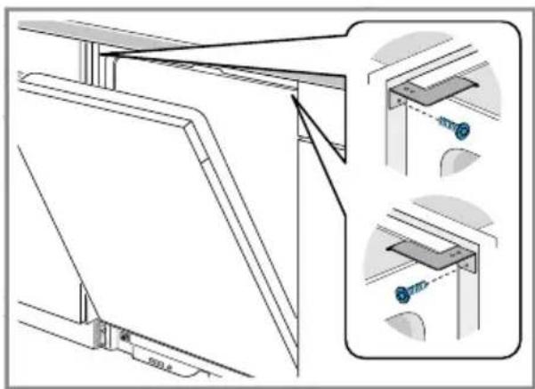 GAGGENAU DF481701F - Fixer le montage par le haut et latéral - 2