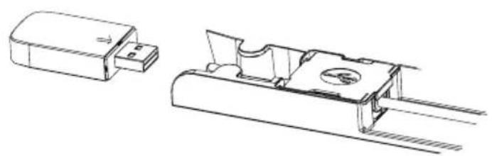 DAITSU DS-18KTP - Emplacement du module WIFI (déjà installé) - 3