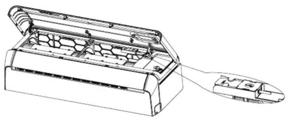 DAITSU DS-18KTP - Emplacement du module WIFI (déjà installé) - 2