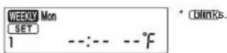 MITSUBISHI MLZ-KP18NA2 - Setting the weekly timer - 2