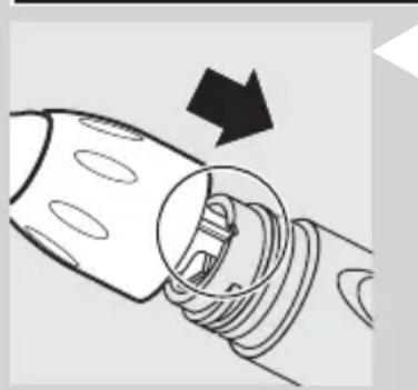 PHILIPS Sonicare HX4571 - Attaching the brush head - 1