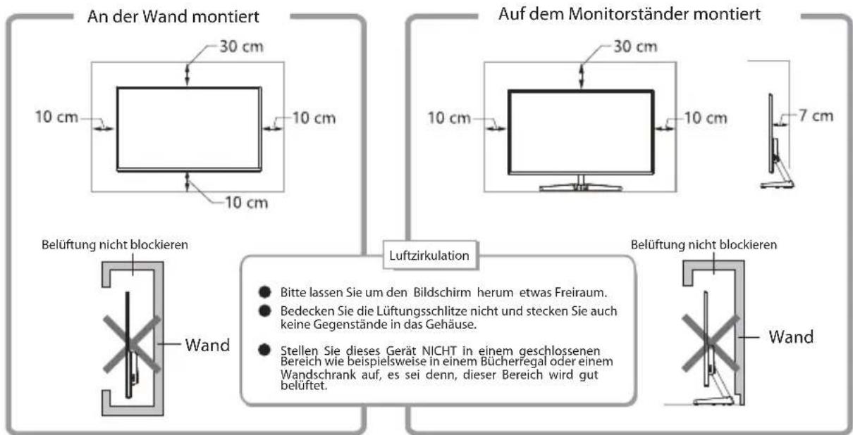 LC-Power M27FC - Wandmontage - 1