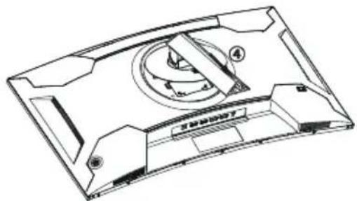 LC-Power M27FC - 台座の取り付出: - 6
