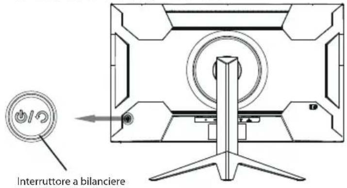 LC-Power M27FC - Interruttore a bilanciere / menu OSD - 1