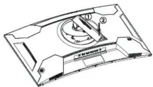 LC-Power M27FC - 台座の取り付出: - 1