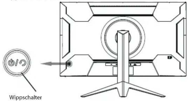 LC-Power M27FC - Wippschalter/OSD-Menü - 1