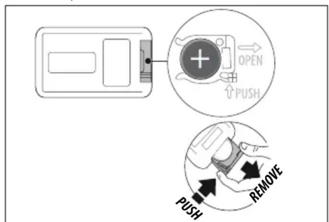 DELONGHI HFX42T15GI - Colocacion y cambio de las pilas - 1