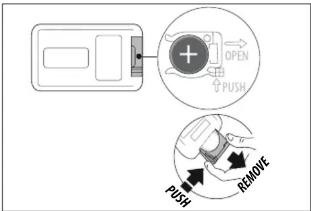 DELONGHI HFX42T15GI - Installing or replacing the batteries - 1