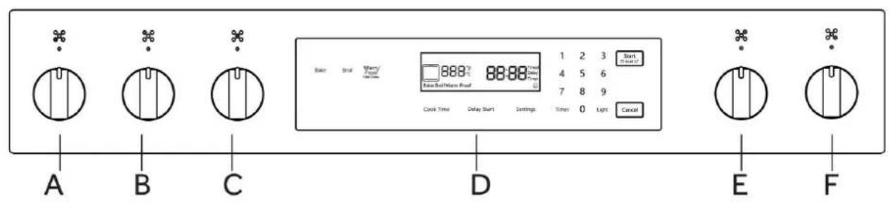 KENMORE 76833 - CONTROL PANEL - 1