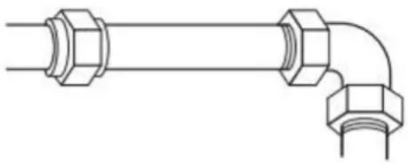 KENMORE 76833 - Rigid pipe connection: - 1