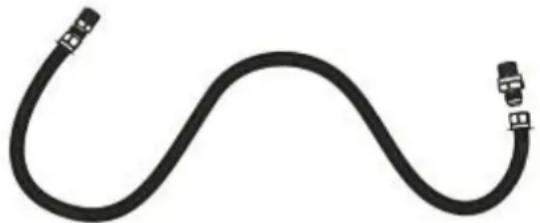 KENMORE 76833 - Conector flexible para electrodomésticos de metal: - 1