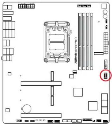ASROCK X870E Taichi - Embases et connecteurs de la carte mère - 7