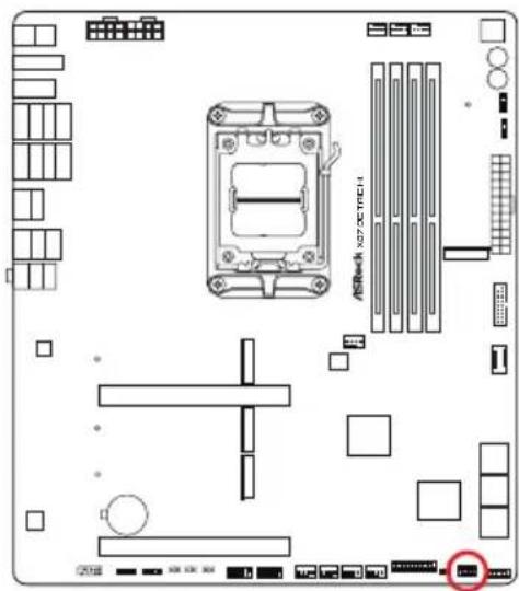 ASROCK X870E Taichi - Embases et connecteurs de la carte mère - 3