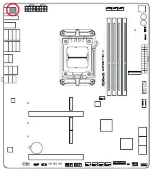ASROCK X870E Taichi - Embases et connecteurs de la carte mère - 28