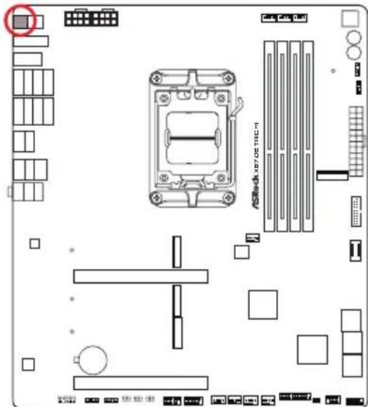 ASROCK X870E Taichi - Embases et connecteurs de la carte mère - 27