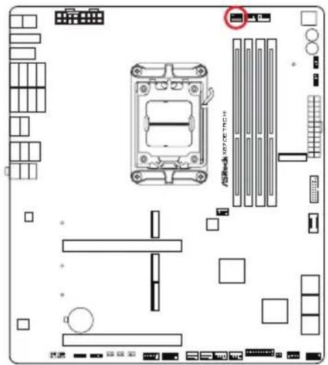 ASROCK X870E Taichi - Embases et connecteurs de la carte mère - 10