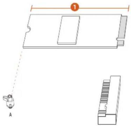 ASROCK B850M-X - Installation d'un SSD M.2 - 2