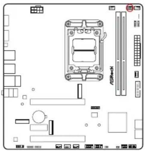 ASROCK B850M-X - Embases et connecteurs de la carte mère - 16