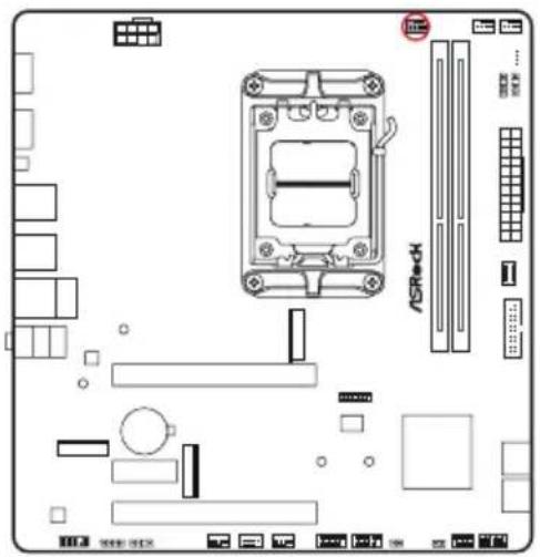 ASROCK B850M-X - Embases et connecteurs de la carte mère - 15
