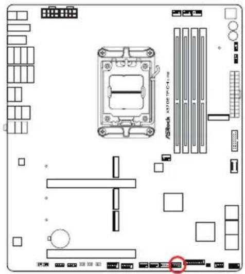 ASROCK X870E Taichi Lite - Angle droit : - 9