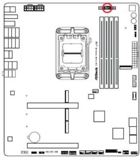 ASROCK X870E Taichi Lite - Angle droit : - 8