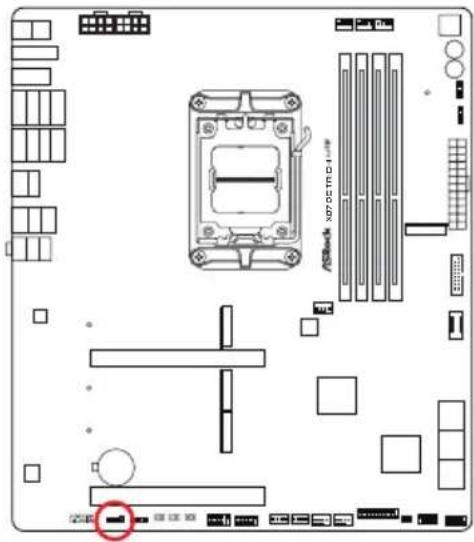 ASROCK X870E Taichi Lite - Angle droit : - 15