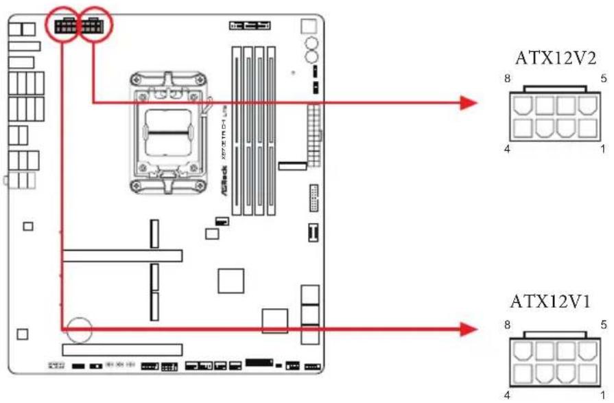 ASROCK X870E Taichi Lite - Angle droit : - 12
