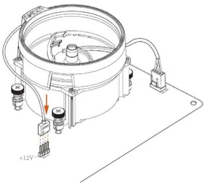 ASROCK B850M-X WiFi - Installation du dispositif de refroidissement de l'unité centrale (Type 1) - 9