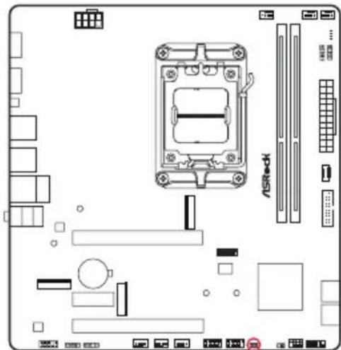 ASROCK B850M-X WiFi - HDLED (LED d'activité du disque dur): - 27