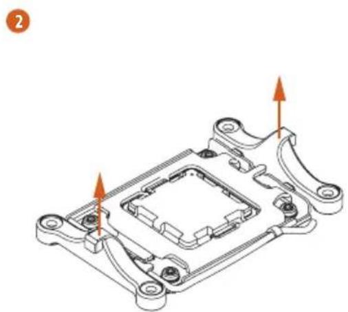 ASROCK B850M-X WiFi - Installation du dispositif de refroidissement de l'unité centrale (Type 1) - 2