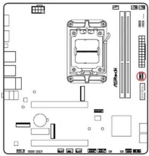ASROCK B850M-X WiFi - HDLED (LED d'activité du disque dur): - 8