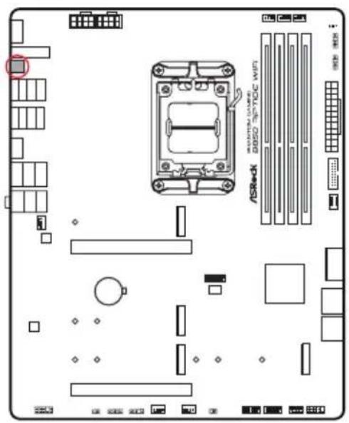 ASROCK B850M-X WiFi - Bouton intelligent - 1